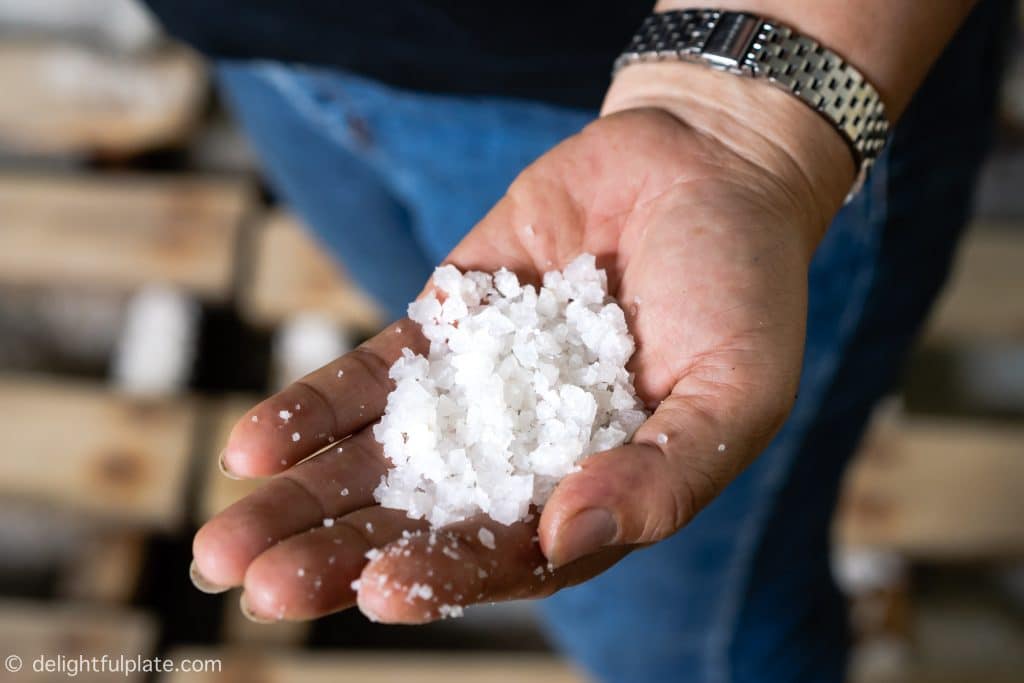 来自巴利亚的白海盐是制作富国鱼露的最佳选择。